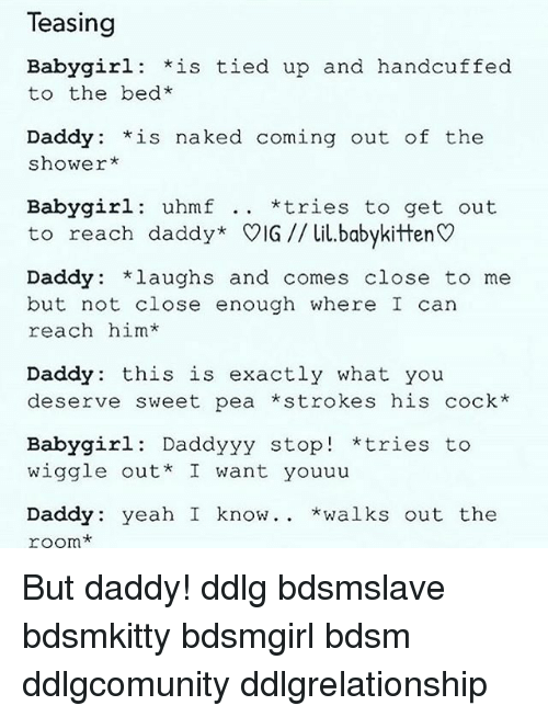 Babygirl plays daddy