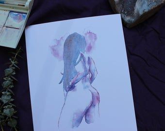 Alien reccomend Watercolor figures nudes
