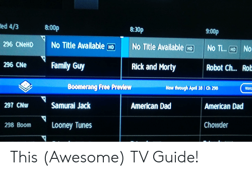 Buster reccomend Xfinity rick and morty