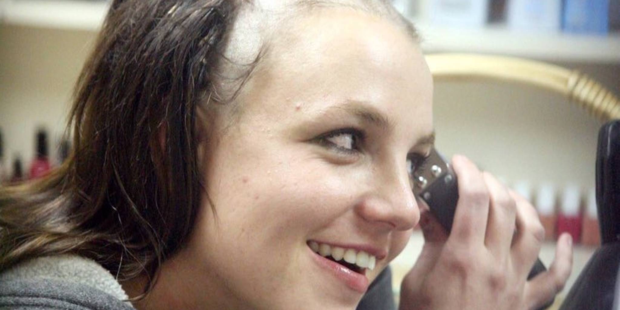 best of Head shaved tattoo spear picture Britney