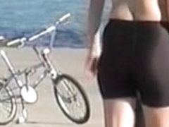 Bike shorts cum massage