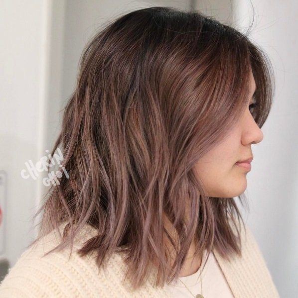 Asian hair layered style