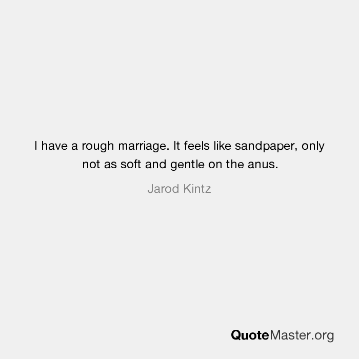 Anus feels like sandpaper