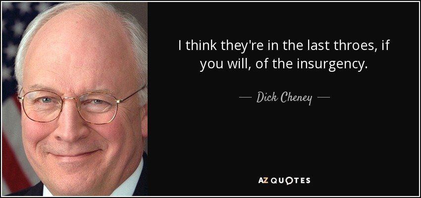 Fuse recommendet Dick cheney quotes weapons mass destruction