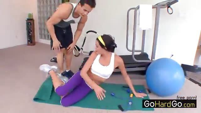 best of Instructor threesome gym