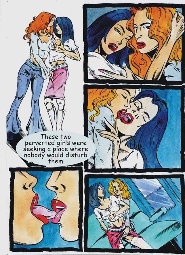 Threesome cartoon porn pictures