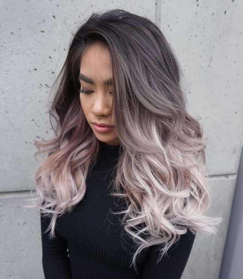Railroad recomended layered style hair Asian