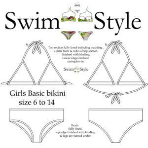Bikini pattern sew