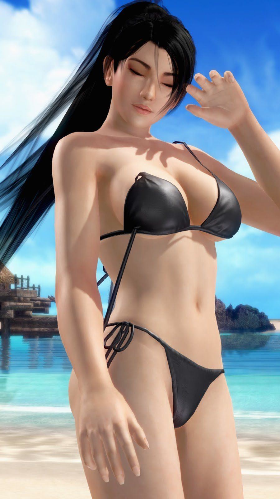 Buttercup reccomend Kasumi black bikini