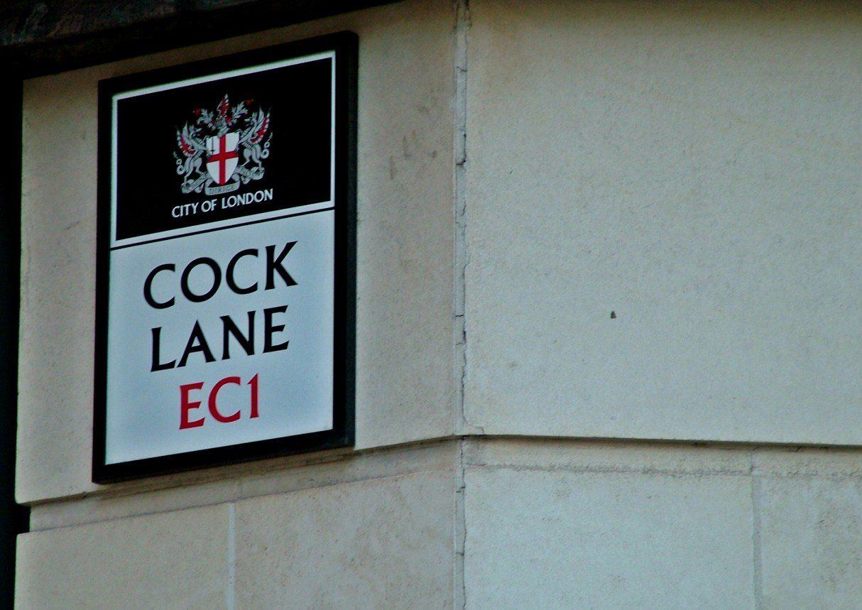 Wonder W. reccomend Cock lane london ec1a 9bw