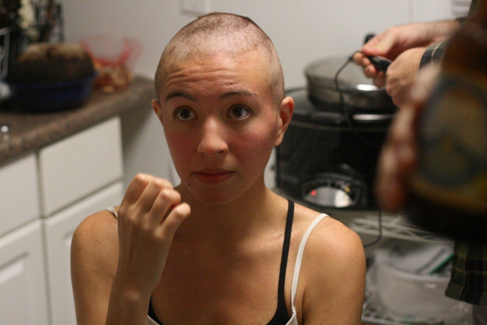 Cool shaved hair
