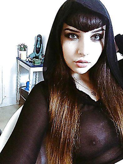 best of Naked titts Goth selfie nice ass big
