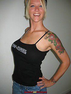 best of Tattoo amateur naked Neck