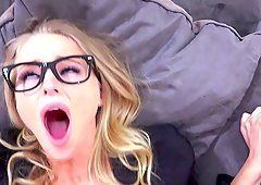 best of With Titty glasses girl lick