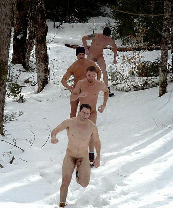 best of Men in snow Naked