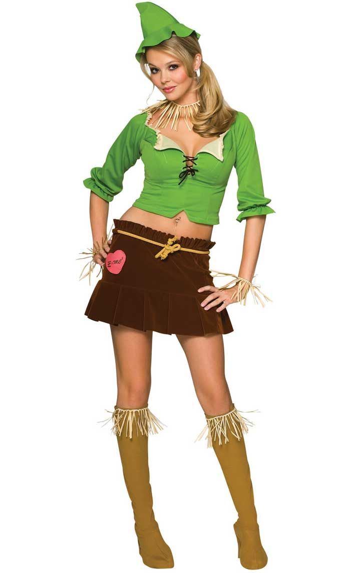 Sexy scarecrow costume for women