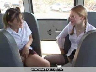 Sex in the bus porn pic