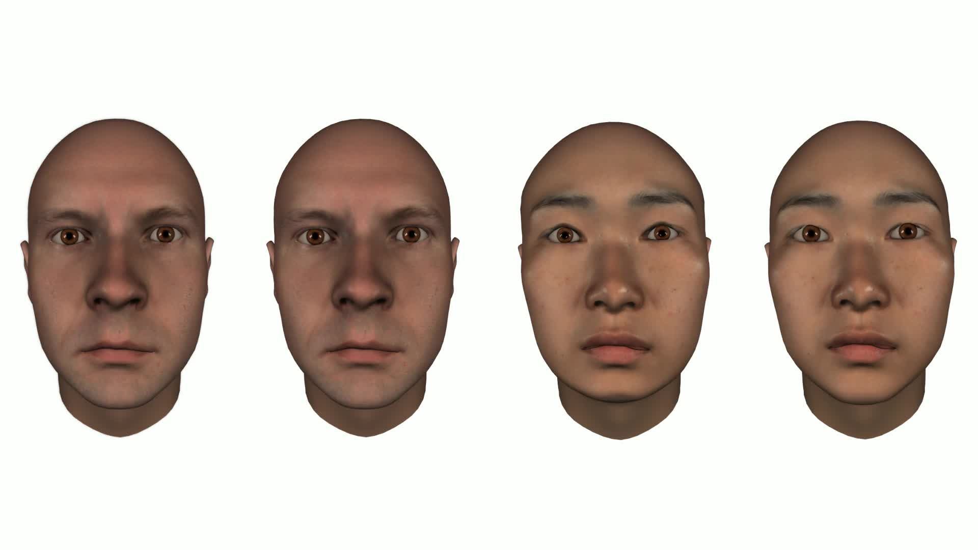 Facial features and national origin