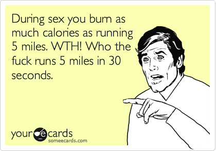 How many calories do you burn sex