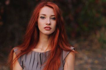 Girl portrait redhead