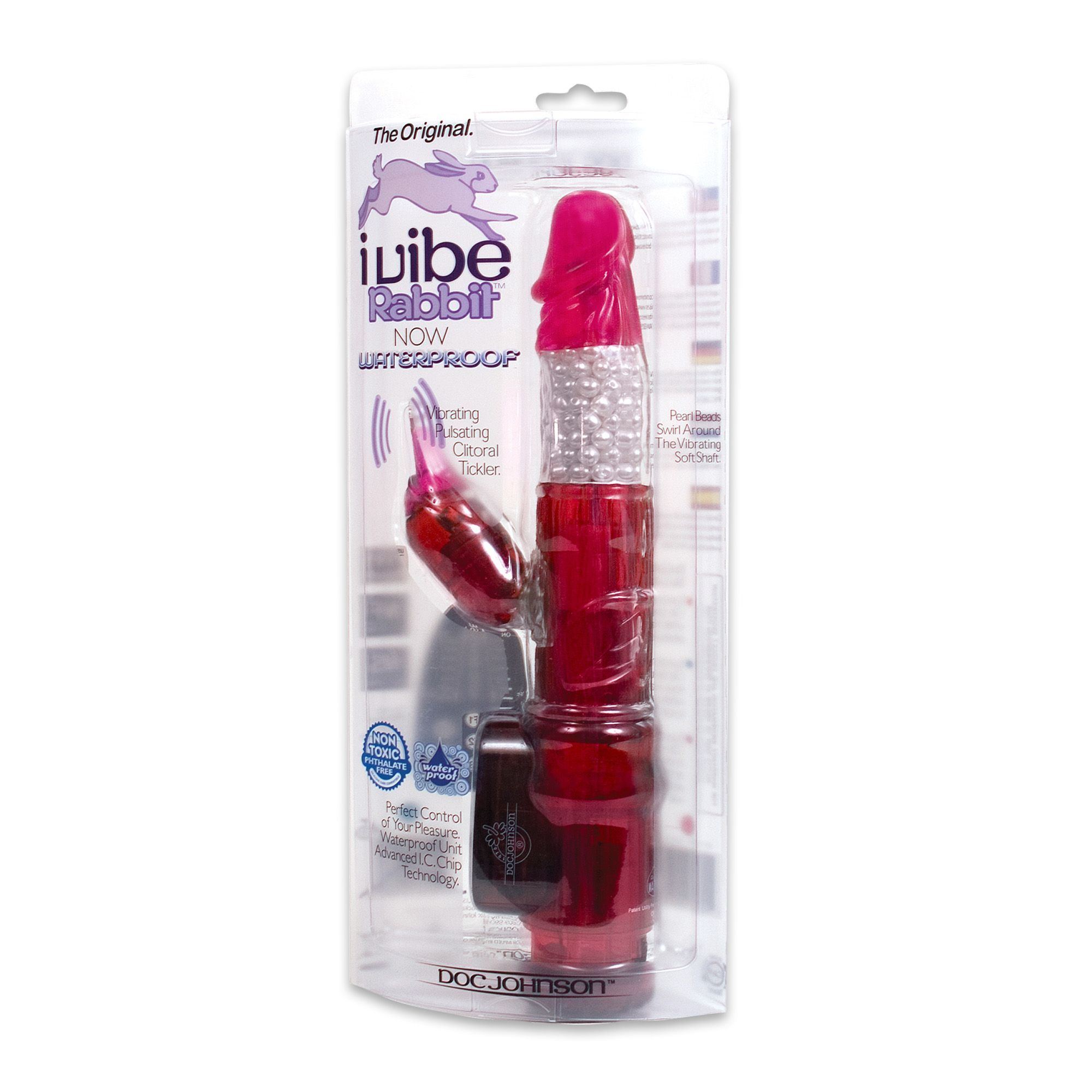 Ivibe suction cup rabbit vibrator strawberry