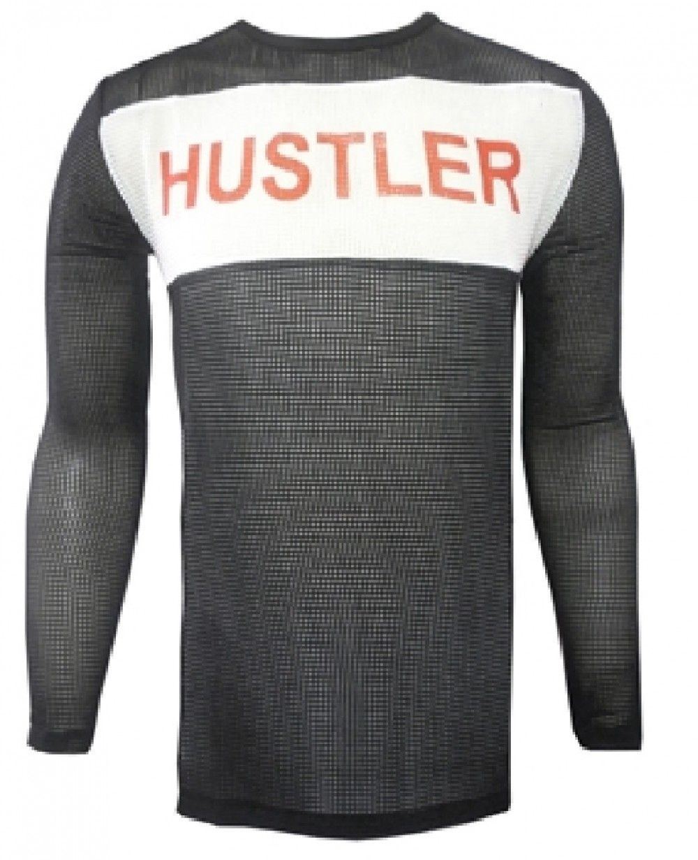 Interference reccomend Hustler fishnet tee long sleeve top