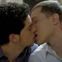 Gay boys kiss