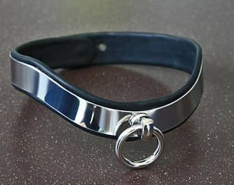 Interference reccomend Bondage collar leather steel