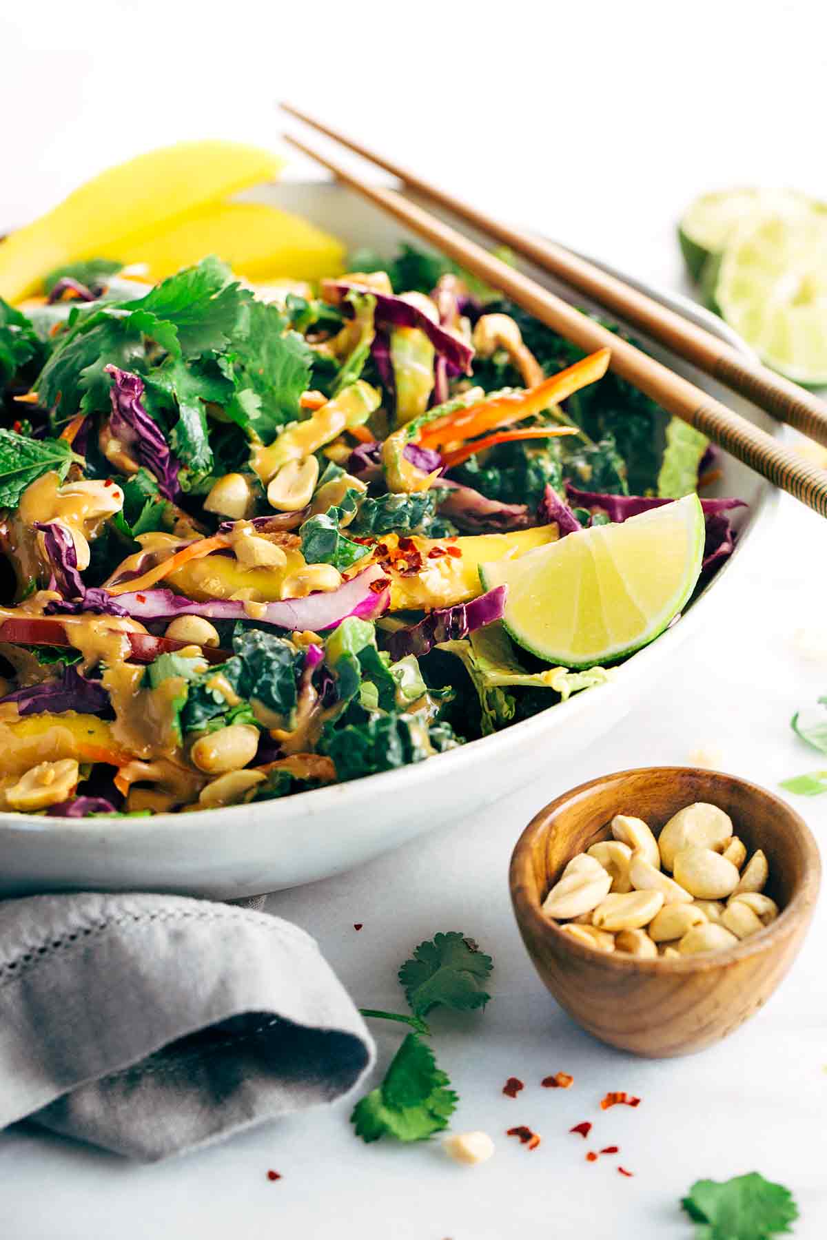 Bigs reccomend Asian peanut salad dressing recipe
