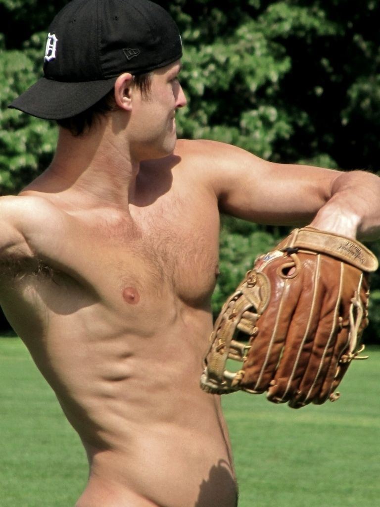 Naked guys playing baseball   Nude Images.
