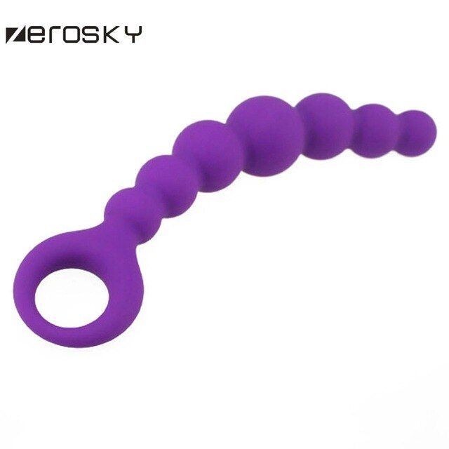 Vice reccomend Purple silicone anal beads