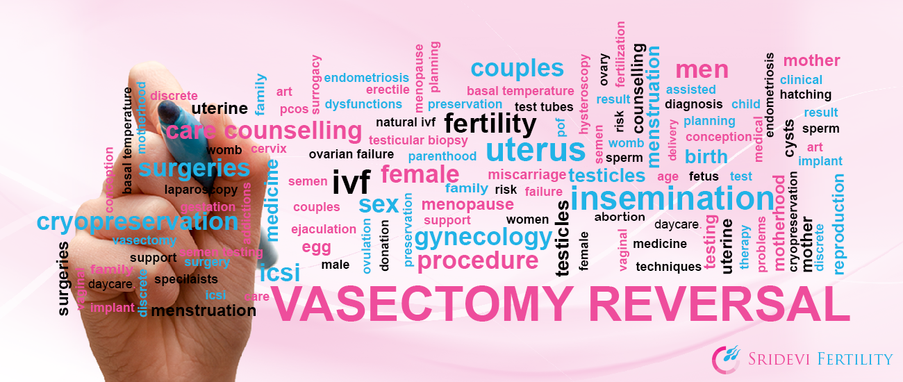 After vasectomy sperm retrieval biopsy