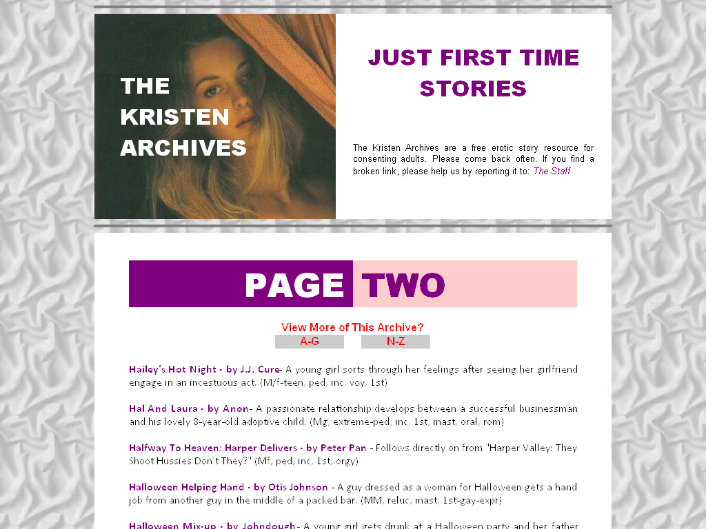 best of Archive story Kristens adult