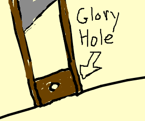 Glory hole trap