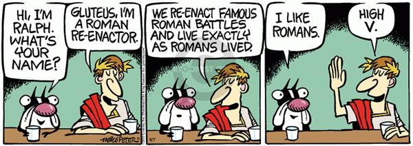 Ancient rome comic strip
