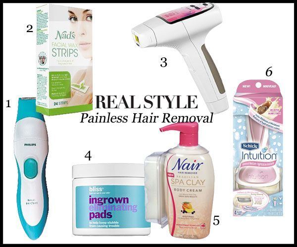Hair removal products for bikini area