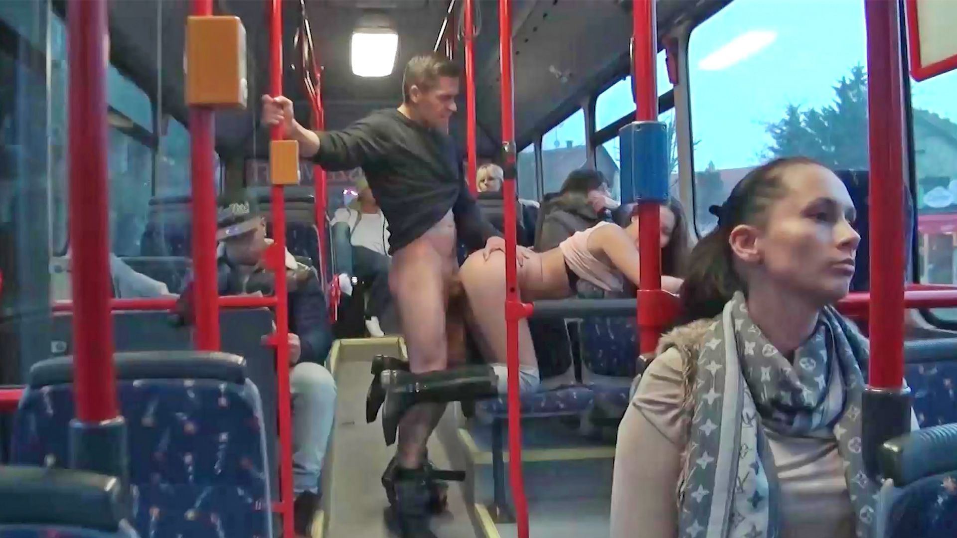 best of Fuck nude Public transportation