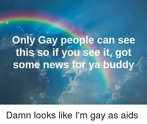 If gay people were blue