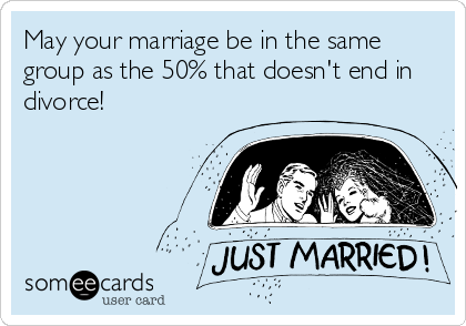 Do 50 of marriages end in divorce