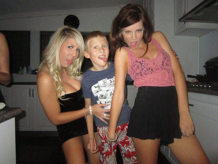 Young teens and milf