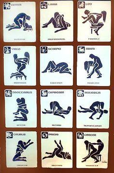 Zodiac signs and related sex positions