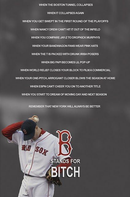 Fiddle reccomend Red sox suck quotes