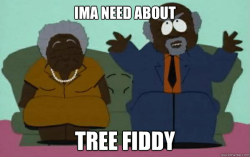 Meatball reccomend Tree fiddy joke