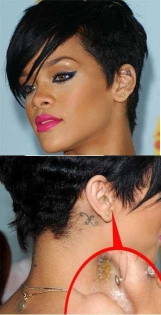 best of Wax Rihanna ear