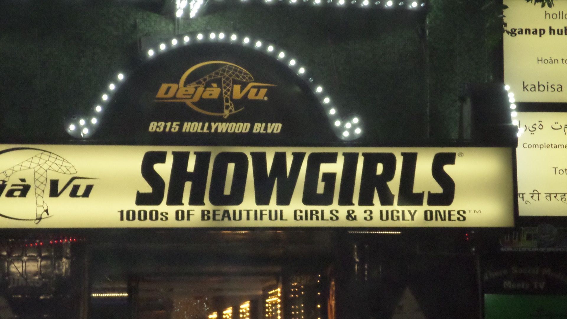 Hollywood strip clubs