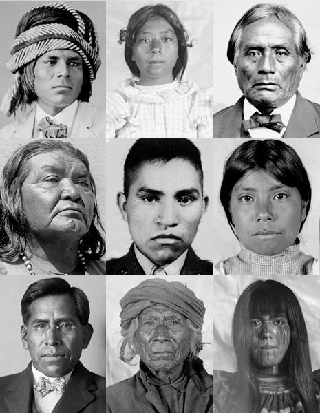 Facial structure native american nations