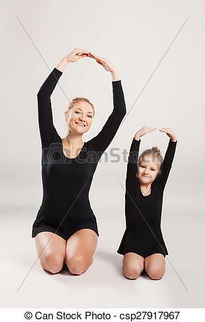 Mothers and daughters gymnastics