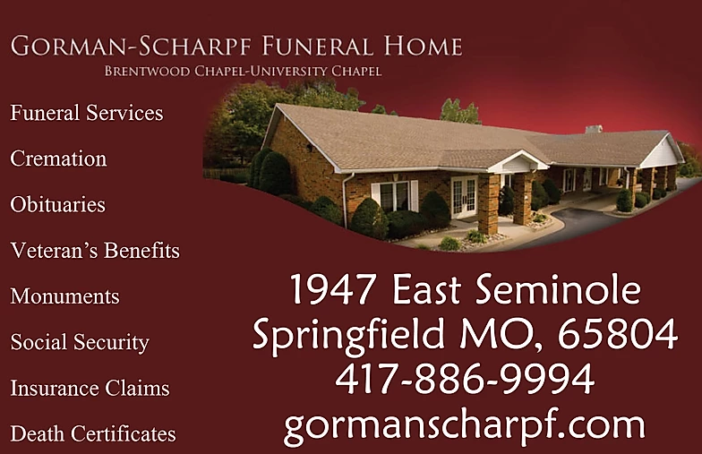 Smartie reccomend Gorman-scharpf funeral home springfield