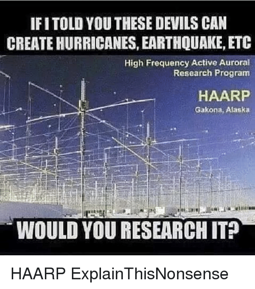 Eclipse reccomend Haarp funny facts