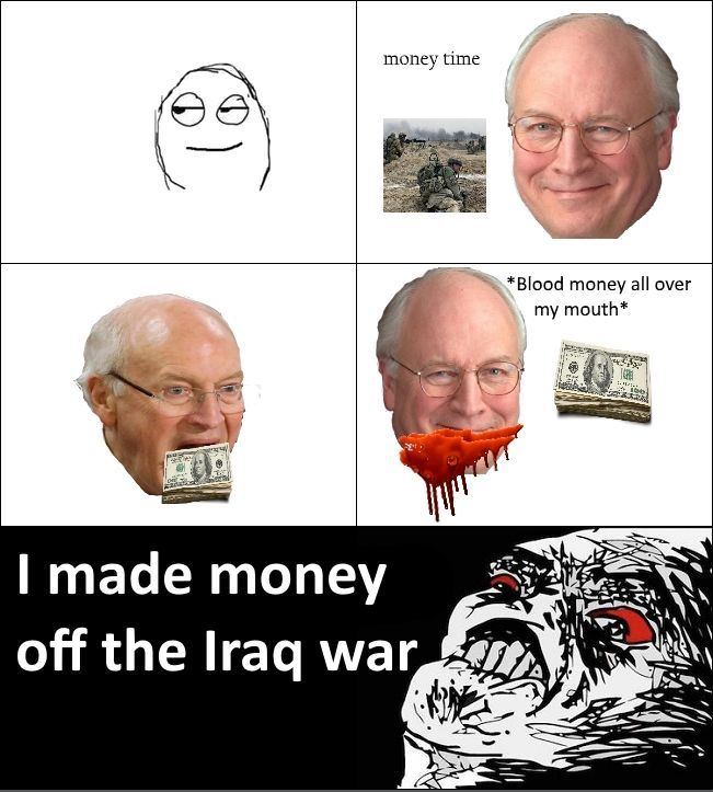 Spike recomended money Dick cheney